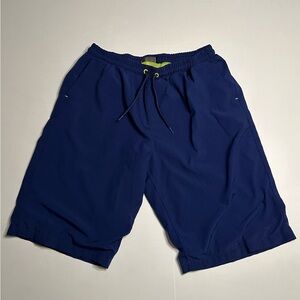 Eddie Bauer Boys Swim‎ Trunks XL 18/20 Pockets Blue Green